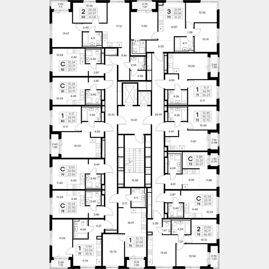 Квартира-студия, 20,9 м², 6/12 эт.