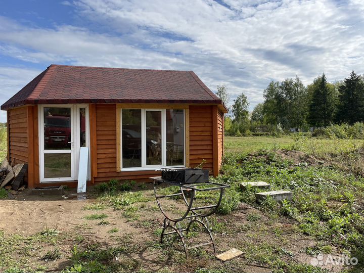 Теплая беседка с мангалом