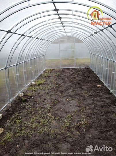 Теплица Люкс с двойной дугой 50 3м*6м