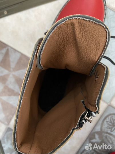 Ботинки красные весна/осень