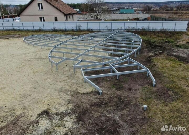 Сваи винтовые под ключ установка