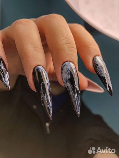 Маникюр+покрытие 1400 наращивание от 2500