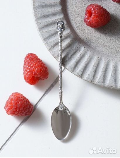 Детская серебряная ложка Kubachi plant