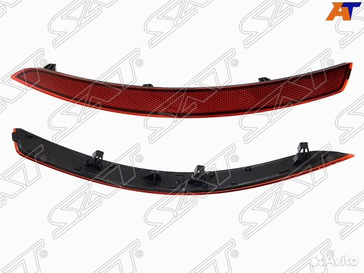 Отражатель в задний бампер skoda octavia 17-20 LH