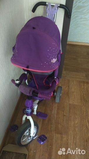 Велосипед коляска с ручкой