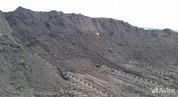 Земля чернозем грунт без камней и палок чистый