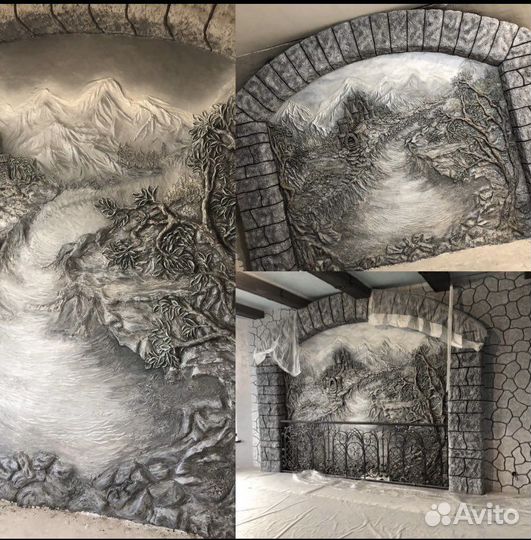 Барельеф, горельеф, лепнина