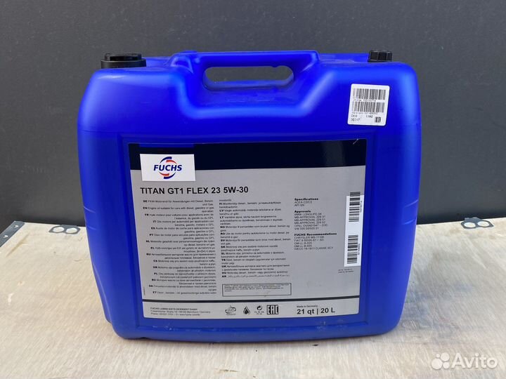 Масло Fuchs GT1 Flex C23 5W-30 20 литров