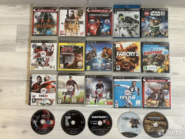 Лецензионные диски PS3/Sony Playstation 3 игры