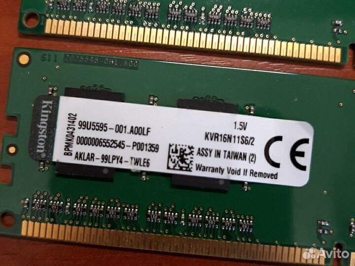 Оперативная память Kingston, Cruzial DDR2, DDR3