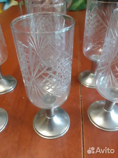 Хрустальные рюмки-стопки СССР