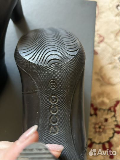 Ботильоны ecco натуральная кожа 36