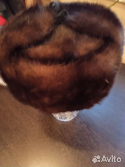 Норковая шапка мужская