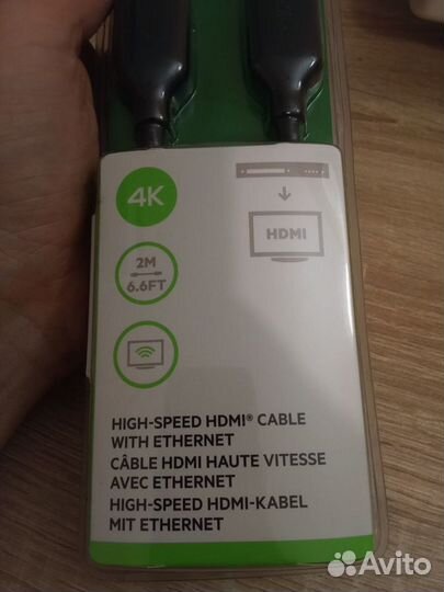 Кабель hdmi Belkin High Speed 2m