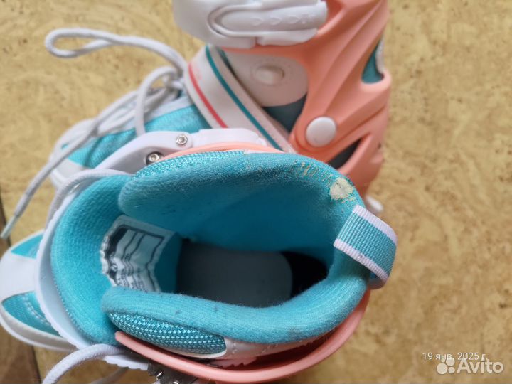Коньки детские раздвижные 30 33 девочке