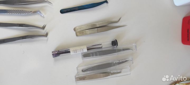 Пинцет для наращивания ресниц