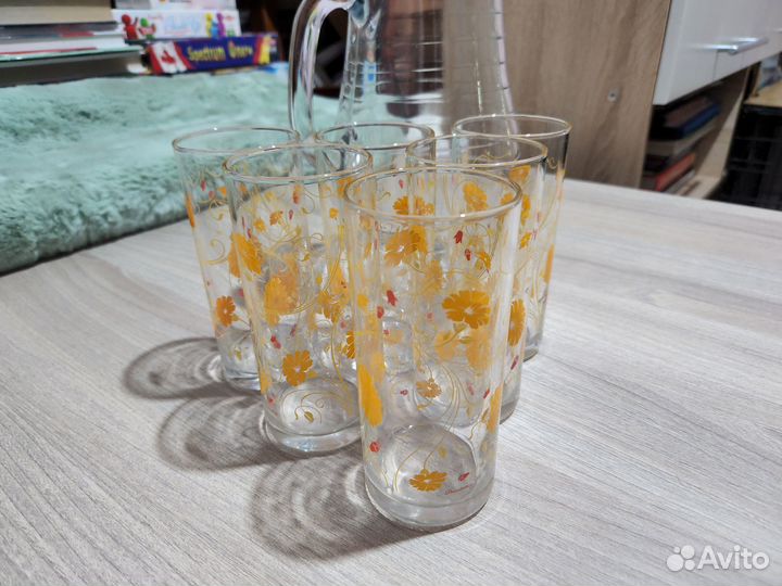 Графин и 6 стаканов