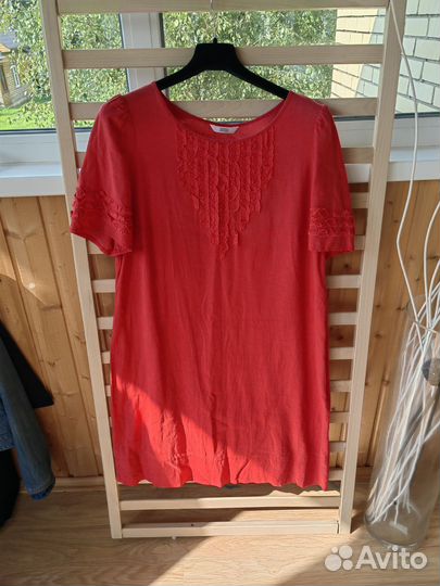 Платье льняное Mark and spencer