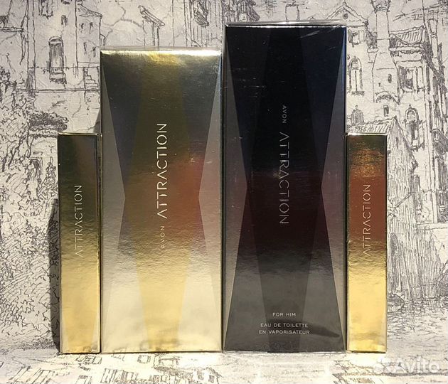 Парфюмерия линейки Attraction. Avon