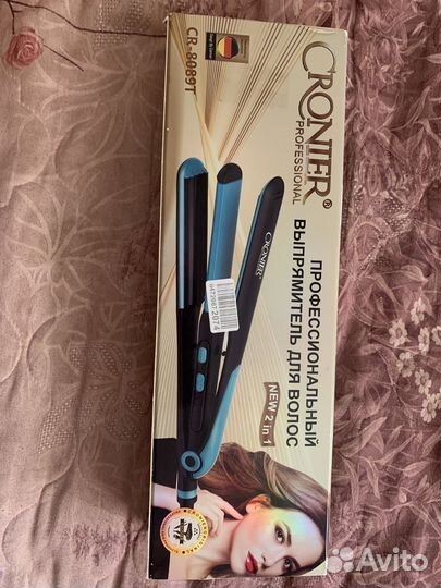 Профессиональный выпрямитель для волос 2 в 1