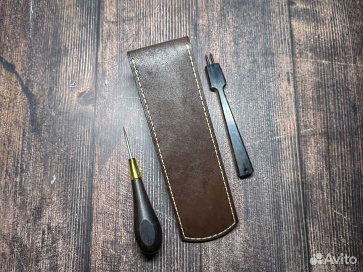 Чехол для ручек. Натуральная кожа