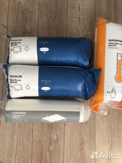 Одеяла IKEA подушки, наматрасники