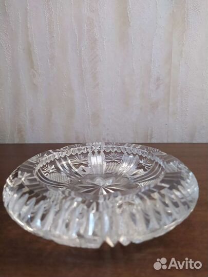 Хрустальная пепельница/Германия