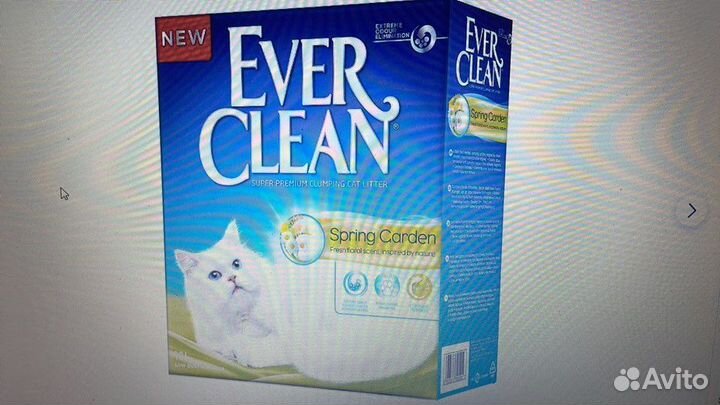Ever Clean Spring Garden комкующийся наполнитель с