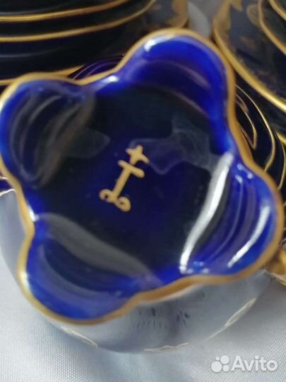 Чайная тройка Lichte cobalt