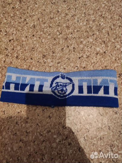 Повязка на голову вязаная фк Зенит