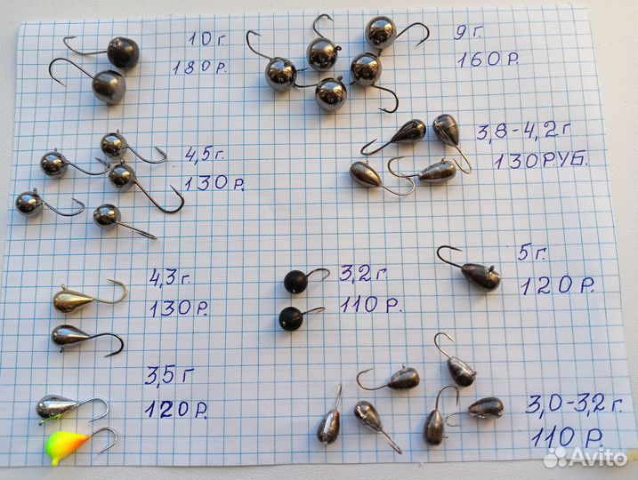 Мормышки вольфрамовые