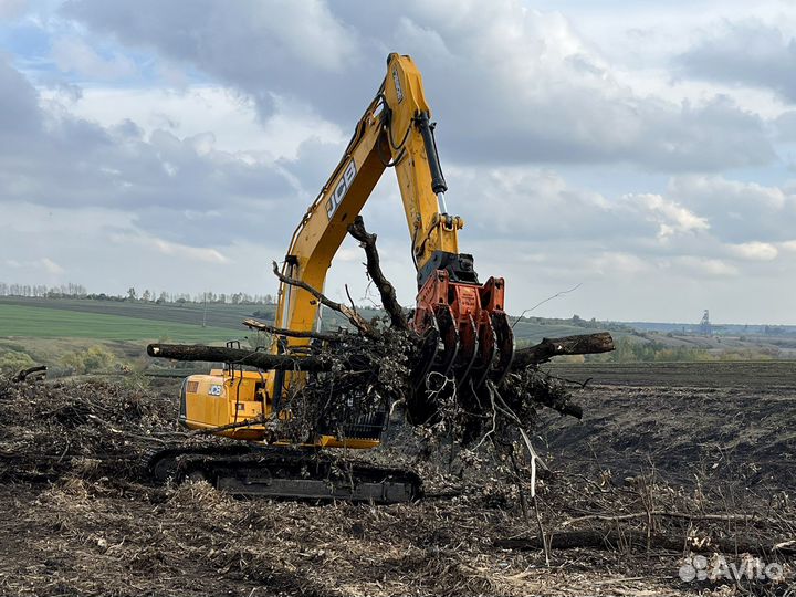 Услуги гусеничного с широкой гусянкой мульчера