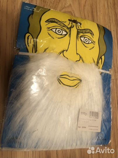 Борода карнавальный костюм маска