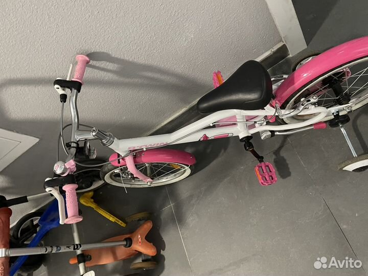 Велосипед btwin 16 docto girl 500 самовывоз