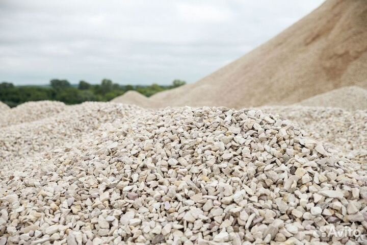 Доставка Щебень, песок, чернозём