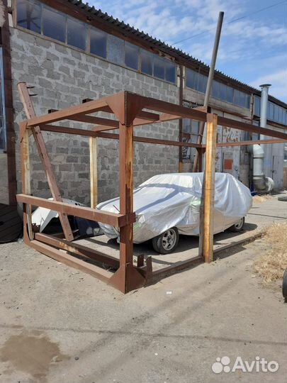 Стапель рамный для вытягивания кузова автомобиля