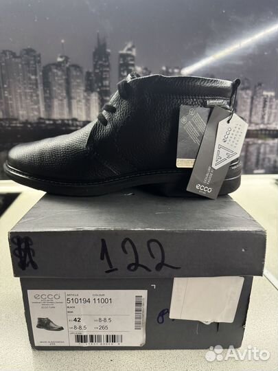 Полуботинки Ecco из натуральной кожи