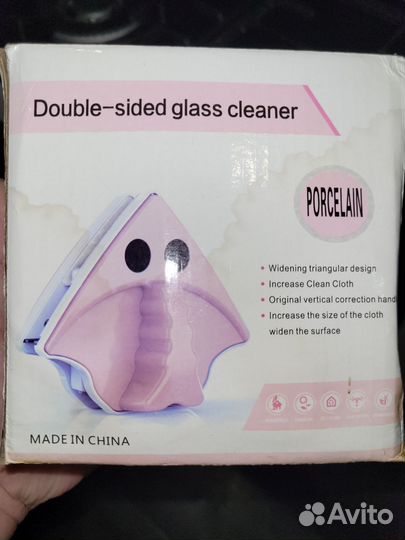 Магнитная щетка для мытья окон