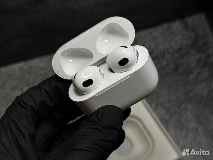 AirPods 3 «Оригинал» Новейшая версия 2024 + Чехол