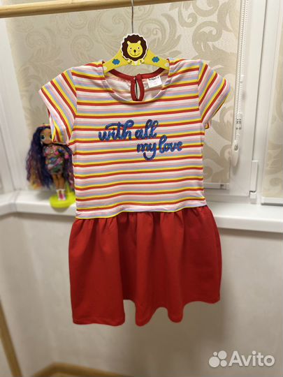 Wanex Платье для девочки летнее 92-122 Новое