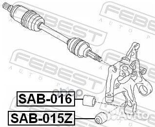 Сайлентблок цапфы плавающий Subaru Impreza G12