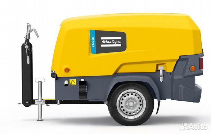 Дизельный компрессор Atlas Copco XAS 88 KD на шасс