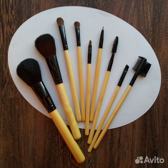 Набор кистей для макияжа 9 шт