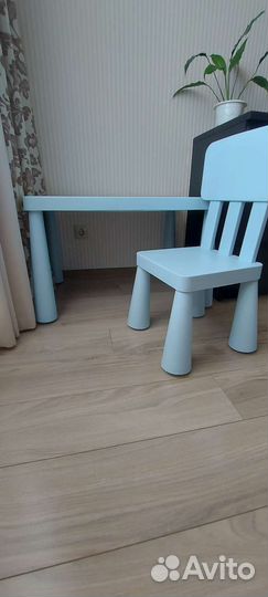 Детский стол и стул IKEA