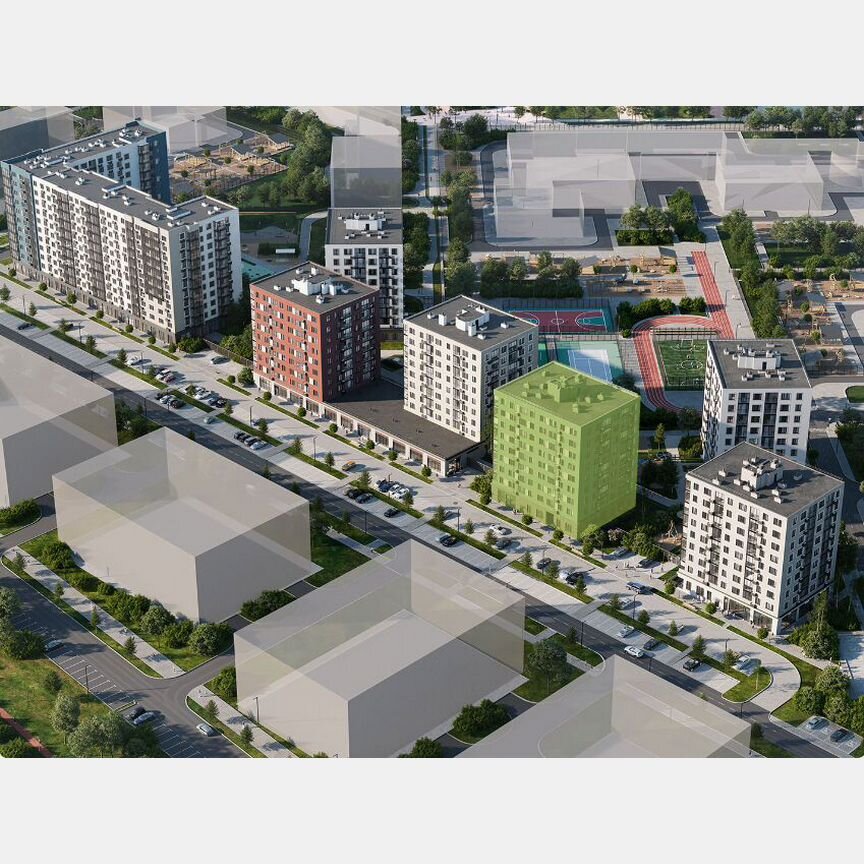 1-к. квартира, 38 м², 4/9 эт.