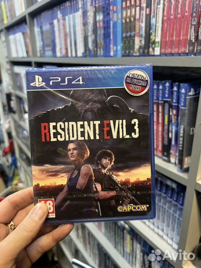 Resident evil 3 ps4 рус новая