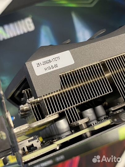 Видеокарта RTX 3070 Ti 8gb Zotac Trinity