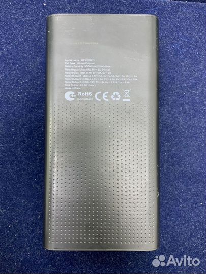 Портативный аккумулятор Energizer 30000 mAh UE3001