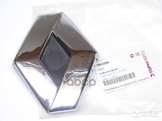 Эмблема задняя Renault Megane II/Logan TRK0564