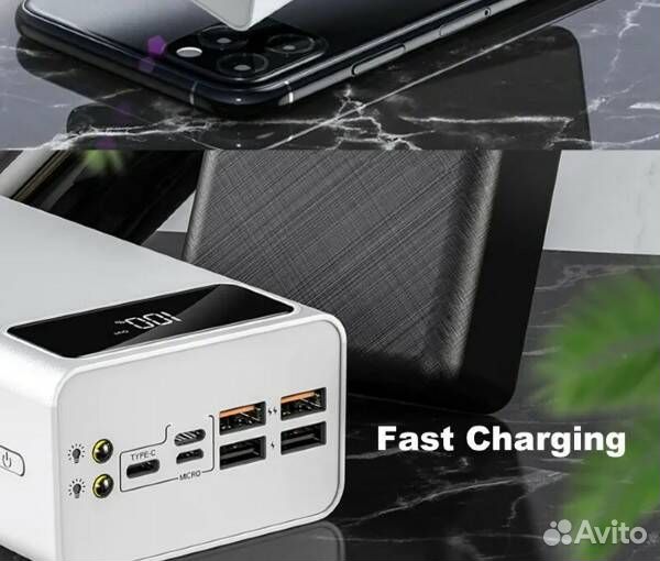 Портативный повербанк Hoco J65 30000-50000 mAh